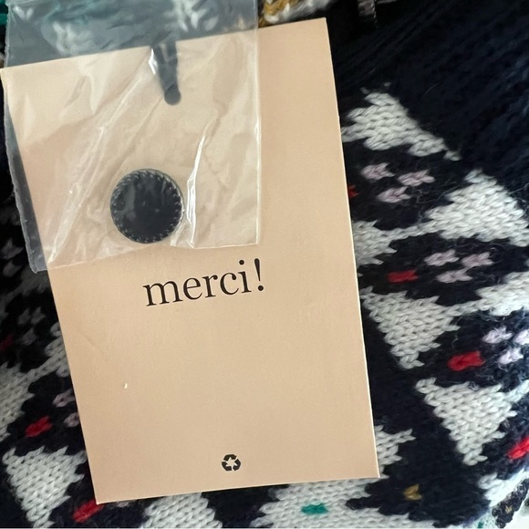 La Ligne Merino Wool Recurate Courchevel Henley fair isle sweater size xl - Picture 8 of 11